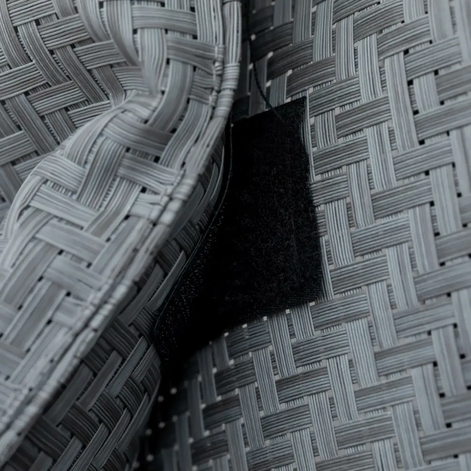 GUTENT - Chaise longue à bascule rocking chair ergonomique avec tétière amovible accoudoirs et repose-pieds revêtement texitlène