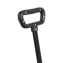 GUTENT - Chariots pliants, chariot pliant avec roues tout terrain, chariots de jardin robustes avec poignée réglable, noir