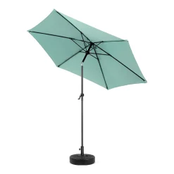 GUTENT - Parasol à manivelle,grand parapluie double face pour l'extérieur,vert clair