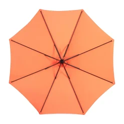 GUTENT - Parasol à manivelle,parasol extérieur double face rectangulaire grand,orange