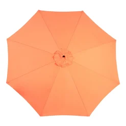GUTENT - Parasol à manivelle,parasol extérieur double face rectangulaire grand,orange