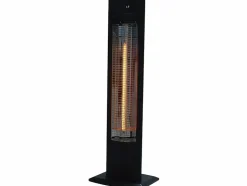 HABITAT ET JARDIN - Chauffage électrique radiant "tornado" - 2000w - noir