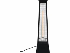 HABITAT ET JARDIN - Chauffage électrique radiant en fibre de carbone "volcano" - 2000w - noir