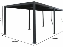 HABITAT ET JARDIN - Pergola bioclimatique 