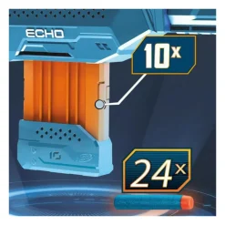 HASBRO - Nerf elite 2.0 echo cs-10, nerf gun (blaugrau/orange)
