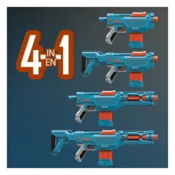 HASBRO - Nerf elite 2.0 echo cs-10, nerf gun (blaugrau/orange)