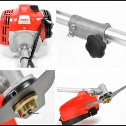 HECHT - H 135 bts débroussailleuse coupe bordures essence 2temps de haute qualité largeur de coupe 255mm
