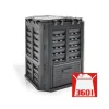 HECHT - H 3060 composteur pour jardin 360l déchets de pelouse boite de compostage 69 x 69 x 84 cm