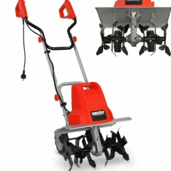 HECHT - H 745 motobineuse electrique 1500w 400mm 6 fraises : 24 lames