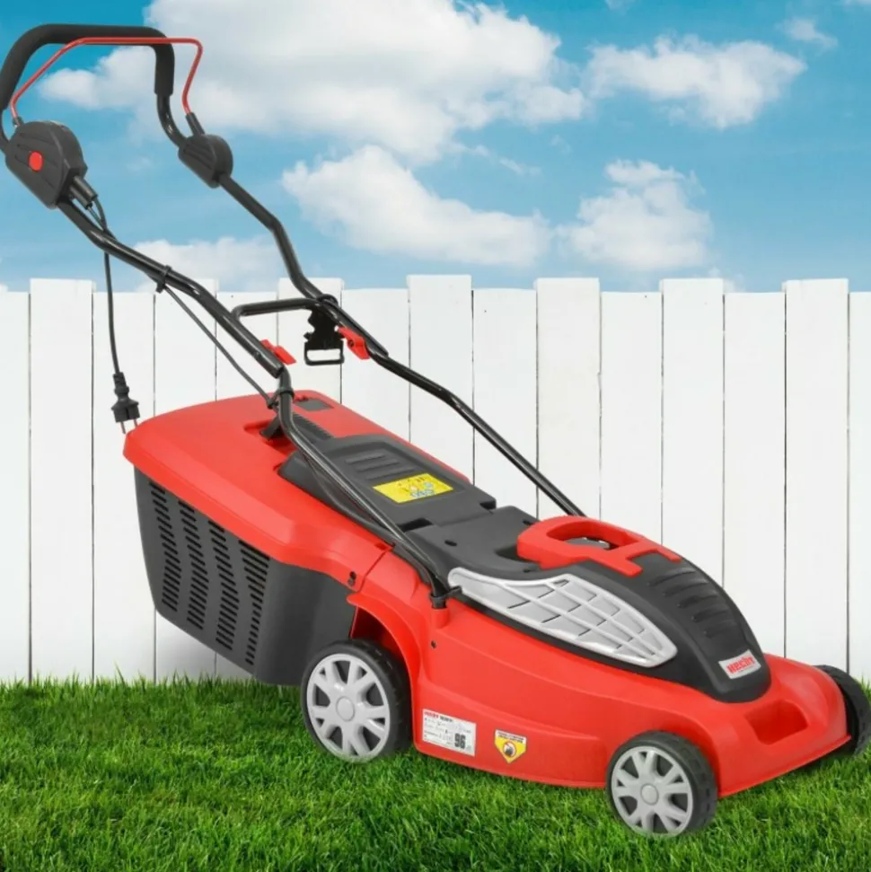 HECHT - H 1638 r tondeuse à gazon électrique 1600w 6hauteur de coupe 25-65mm