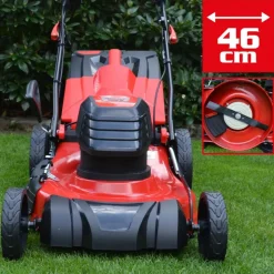 HECHT - H 1802 s tondeuse à gazon électrique 5en1 1800w largeur coupe 46cm bac 50l 7hauteur de coupe 25-75mm