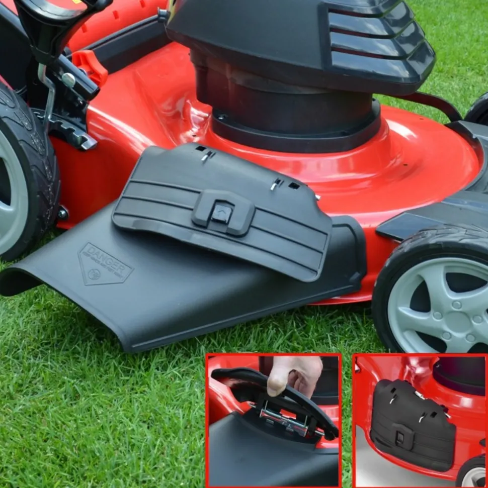 HECHT - H 1802 s tondeuse à gazon électrique 5en1 1800w largeur coupe 46cm bac 50l 7hauteur de coupe 25-75mm