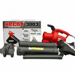 HECHT - H 3003 souffleur de feuilles à l’air électrique 3300w 3en1 aspirateur souffleur broyeur