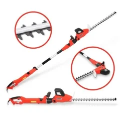 HECHT - H 675 taille haie telescopique 750 w 2.35 m a 2.80 m double coupe epee