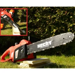 HECHT - H 2035 tronçonneuse électrique 2000 w scie à chaine et épée de haute qualité puissante épée 35cm 4,2kg
