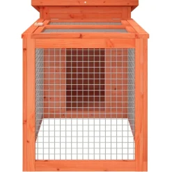 HELLOSHOP26 - Clapier 100,5 x 54 x 55 cm bois de pin massif marron