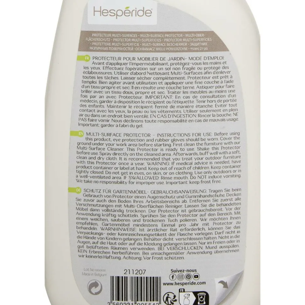 HESPÉRIDE - Spray protecteur multi-surface extérieur 75cl