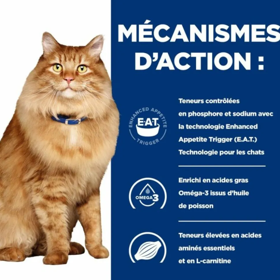 HILL'S - Croquettes chat adult prescription diets k/d j/d kidney care + mobility - hill's 3 kg