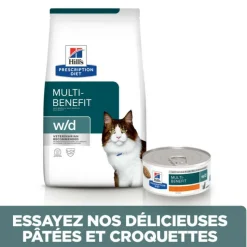 HILL'S - Croquettes chat adult prescription diets w/d multi benefit - hill's 3 kg