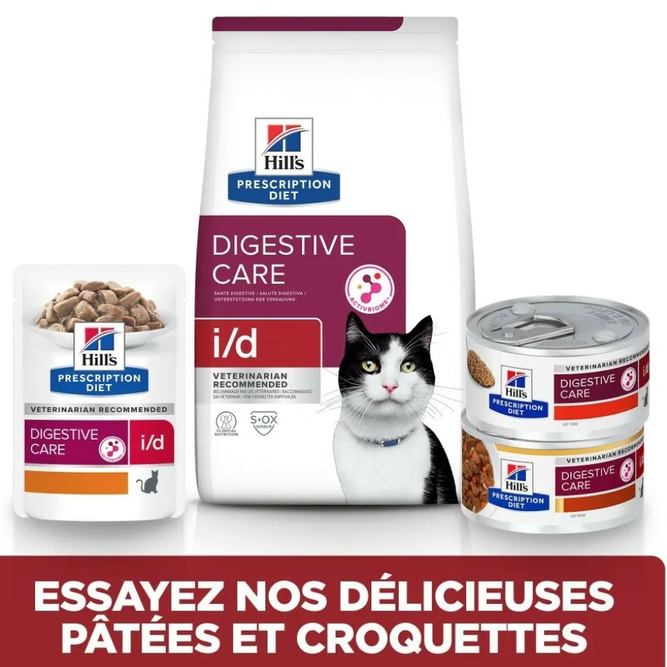 HILL'S - Croquettes chat adult prescription diets i/d digestive - hill's 8 kg