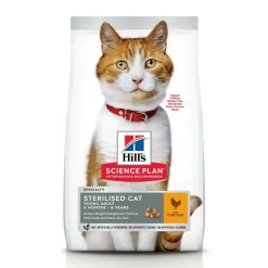 HILL'S - Croquettes chat science plan sterilised young adult poulet - hill's 10 kg