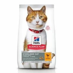 HILL'S - Croquettes chat science plan sterilised young adult poulet - hill's 3 kg