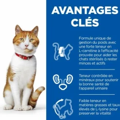 HILL'S - Croquettes chat science plan sterilised young adult poulet - hill's 3 kg