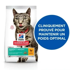HILL'S - Croquettes chat science plan adult perfect weigh - hill's 1,5 kg