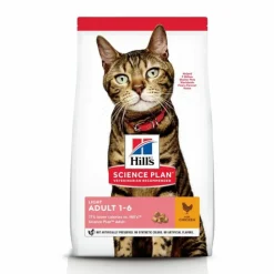 HILL'S - Croquettes chat science plan adult light poulet - hill's 10 kg
