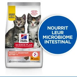 HILL'S - Croquettes Perfect Digestion kitten 1 poulet pour chaton 1.5kg
