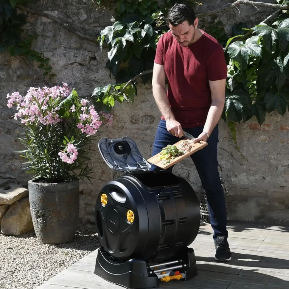 HOZELOCK - Composteur culbuteur 2 en 1 easymix