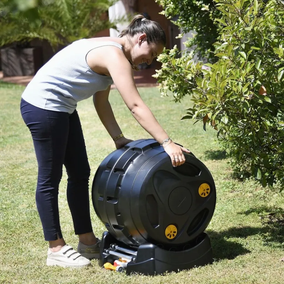 HOZELOCK - Composteur culbuteur 2 en 1 easymix