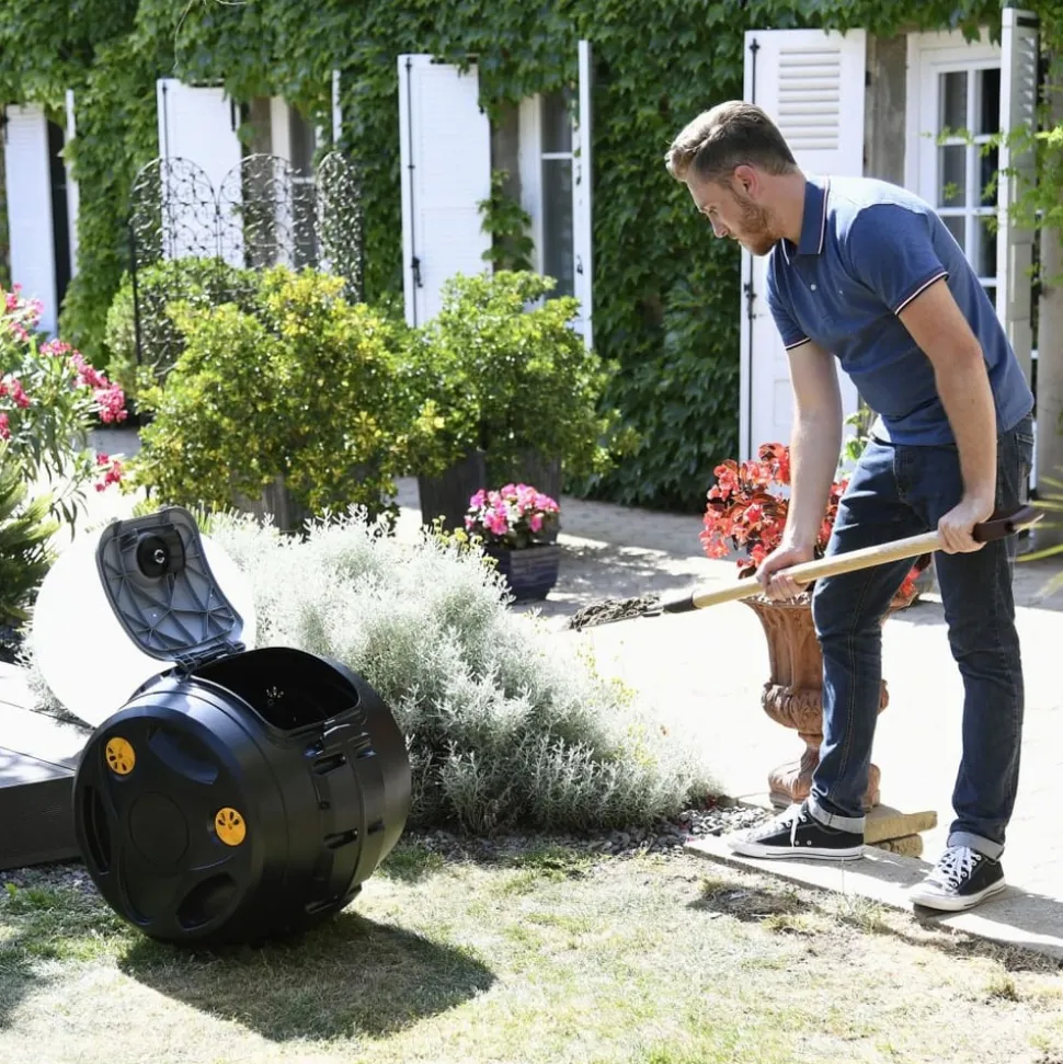 HOZELOCK - Composteur culbuteur 2 en 1 easymix