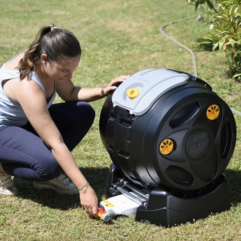 HOZELOCK - Composteur culbuteur 2 en 1 easymix