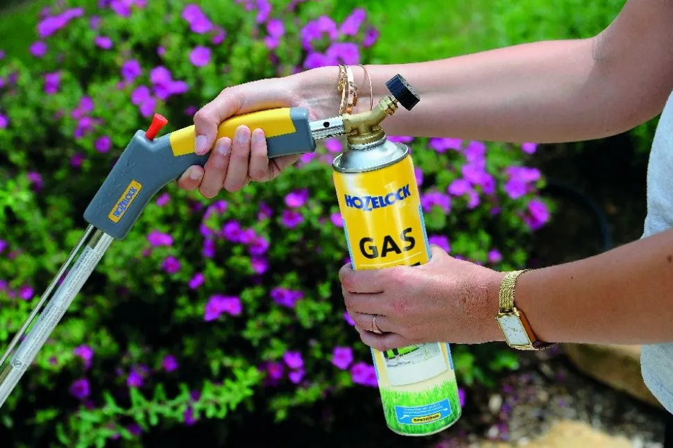 HOZELOCK - Désherbeur thermique à cartouche de gaz en métal et plastique