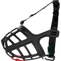 HUNTER - Muselière albury noir taille 1 (45 cm) (21 cm) (5 cm)