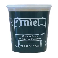 ICKO APICULTURE - 10 Pots plastique pour miel 1 kg