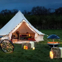 ILLUPRO - Guirlande guinguette extérieur 10m 10 ampoules led filament 1w e27 blanc chaud plastique ip65