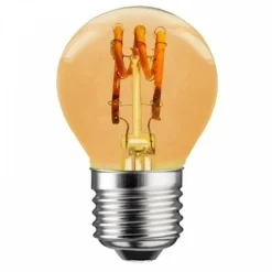 ILLUPRO - Guirlande guinguette dimmable vintage 10m 20 ampoules e27 blanc chaud 1800k 3w verre ambré filament spirale prolongeable