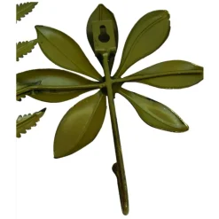 INTERIOR'S - Applique murale patère feuilles diverses métal or - voyage interior's