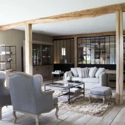 INTERIOR'S - Bibliothèque 3 tiroirs bois beige - demeure interior's