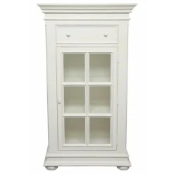 INTERIOR'S - Bibus 1 porte vitrée bois blanc - harmonie interior's