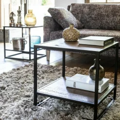 INTERIOR'S - Bout de canapé bois marron - manufacture interior's