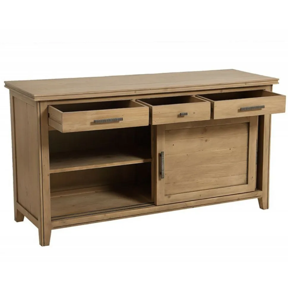 INTERIOR'S - Buffet bas 2 portes bois marron - initiale interior's