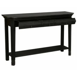 INTERIOR'S - Console 3 tiroirs mdf noir - bruges interior's