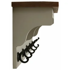 INTERIOR'S - Etagère porte-manteaux bois blanc - provence interior's