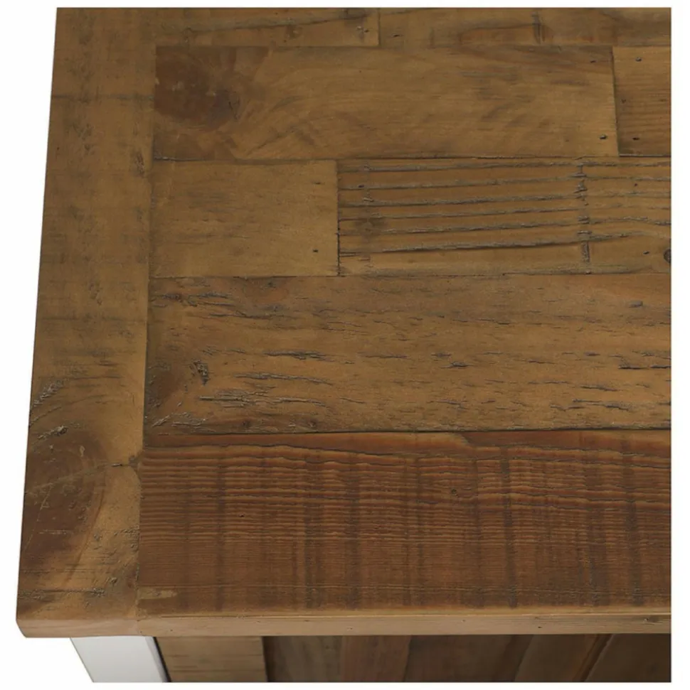 INTERIOR'S - Meuble de cuisine bas d'angle bois blanc - rivages interior's