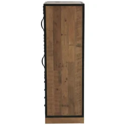 INTERIOR'S - Meuble de rangement 3 portes bois marron - manufacture interior's