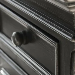 INTERIOR'S - Table de chevet mdf noir - harmonie interior's