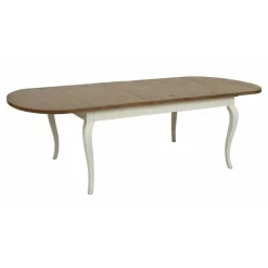 INTERIOR'S - Table ovale extensible bois blanc - provence interior's